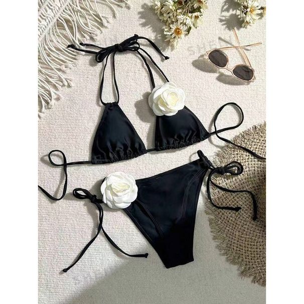 Fashion 3D Stereo Cents System Sexy Bikini Set With Bathing Suit_desvips.com