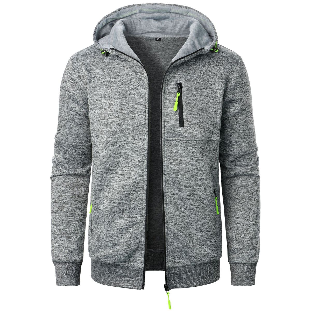New Men's Sports Fitness Casual Sweatshirt Jackets Cardigan Hooded Sweatshirts Baseball Jacket_desvips.com