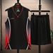 Sports Team Sleeveless Vest Basketball Shirt Training Jersey Men's Uniform Set Summer_desvips.com