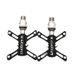 Litepro Ultra-light Folding Bike Butterfly Quick Release Pedal Lightweight Aluminum Alloy DU Bearing_desvips.com