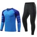 Breathable Goalkeeper Jersey & Shorts Set - Lightweight Polyester Football Training Kit For Youth & Adults - High Visibility Colors_desvips.com