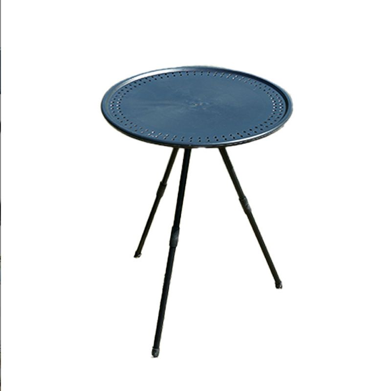 Wholesale Small Round Camping Simple Tea Adjustable Lightweight Self-Driving Equipment Outdoor Folding Tripod Table_desvips.com