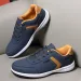 Men's Running 2025 Autumn Shock-absorbing Sports Plus Size Yellow Flat Bottomed Lightweight Casual Walking Shoes_desvips.com