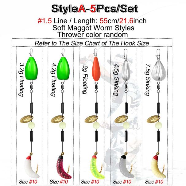 5Pcs/1Set Flies Spinners Spoon Bait Metal Fishing Jigs Lure Spinnerbait Bait Artificial Lure Crankbaits Fishing_desvips.com