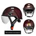 Carbon Fiber Half Electric Bike Motorcycle Summer Unisex Riding Safety 3C QIKE Helmet_desvips.com