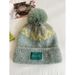 Style Fair Isle Retro Pattern Pom Knitted Hat For Women Winter Ins Warm Christmas Cute Yarn Head Wrap_desvips.com