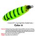 17g Soft Simulation Lure 9.5cm Modifiable Snakehead Fish Long Casting Floating Cicada Pupa Frog Bait_desvips.com