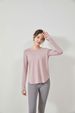 New Autumn And Winter Loose Sun Protection Yoga Shirt For Women, Long Sleeve Breathable Sports Top, Running Fitness_desvips.com