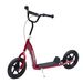 Trottinette Enfant Patinette Pneus 30 Cm Hauteur Guidon Réglable Poignée Frein Et Béquille Acier Pour Enfants À Partir De 5 Ans Rouge_desvips.com