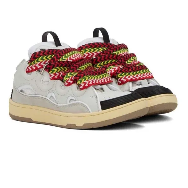 With Box Designer Curb Shoes Sneakers For Men Women Black Mens Womens Trainers Plate-forme Casual Chaussure Platform_desvips.com