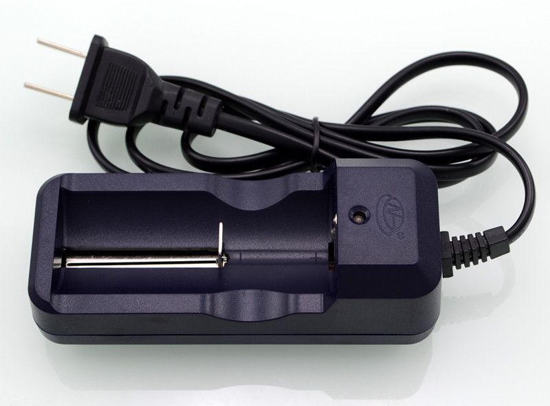 Automatic Ring High Intelligence Single Slot Charger With Cable For 18650 Lithium Battery, Full Charge Auto Stop_desvips.com