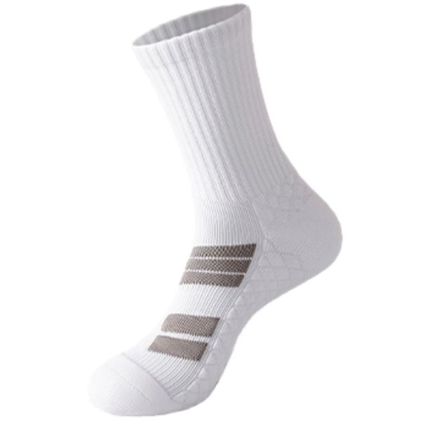 Men's Terry Cloth Bottom Sports Socks Thickened Long Anti-Slip Socks For Running Basketball Badminton Spring Summer_desvips.com