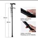 Folding Walking Cane, Adjustable Aluminum Walking Stick For Hiking & Elderly_desvips.com