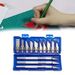 13pcs Aluminum Alloy Carving Knife Tool Set-Ldeal For Paper-cutHandcraft, And Model Making!_desvips.com