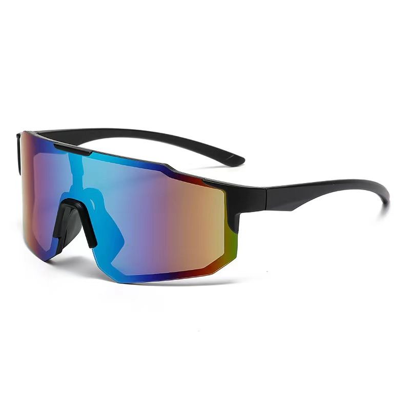 Cycling Glasses Large Frame One Piece Men And Women Outdoor Outing Sports Running Anti Wind And Sand Bicycle Sunglasses Colorful_desvips.com