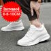 Elevator Height Increase Sneakers 10cm Sports Casual Invisible Inner Heightening Shoes For Men 8cm_desvips.com