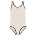 Children's Quick Drying Sunscreen Swimsuit Solid Color Baby Girl Sleeveless Backless One Piece Suspender Swimsuit_desvips.com