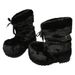 001 European American Style 24 New Winter Waterproof Non-Slip Furry Short Skiing Men And Women Snow Boots Thick Sole Height_desvips.com