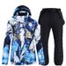 001 Men's Suit Set For Snowboarding And Skiing, Korean Style, Plus Size, Winter Thickened Outdoor Northeast Travel Ski_desvips.com