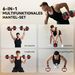 6-in-1 Hantelset Kurzhantel Set Kurzhanteln Langhanteln Verstellbar 20 KG Für Krafttraining Zuhause_desvips.com