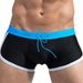 Men's Solid Color Swim Trunks - Anti-Slip Low-Rise Briefs For Swimming & Beach Slim Fit & Quick-Dry_desvips.com