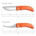 Outdoor Edge Swingblaze Double Blade Hunting Knife With Rotating Skinning And Gutting Blades, Nylon Sheath, Blaze Orange, SZ-20N_desvips.com