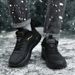 Mens Winter Warm Fleece Lined Comfortable Waterproof Sneakers Extra Sizes 46 47 48 Casual Sports Shoes_desvips.com