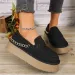 hot Free Shipping Designer Casual Shoes For Woman Autumn New Vintage Flat Bottom Versatile Classic Shoes Black White Red_desvips.com