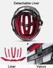 ROCKBROS Road Bike Helmet Bike Helmet Integrated For Men Ladies Bike Helmet_desvips.com