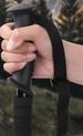 Carbon Fiber Ultra-light Telescopic Folding Skiing Anti-slip Walking Stick Multifunctional Outdoor Climbing Hiking Gear_desvips.com