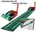 New Solid Wood Practice Device With Automatic Ball Return Golf Putting Mat_desvips.com