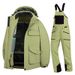 2025 Winter New Ski Suit For Men Fashionable Loose Windproof Unisex Set Versatile Outdoor Skiing_desvips.com