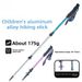 KILIMA Children's Trekking Pole Aluminum Alloy 7075 External Lock Telescopic Hiking Outdoor Travel Lightweight_desvips.com