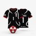 Blue Lock Cartoon Soccer Sports T Shirt Japanese Anime Cosplay Kids Football Jersey Black T-shirts Mens Summer Short_desvips.com