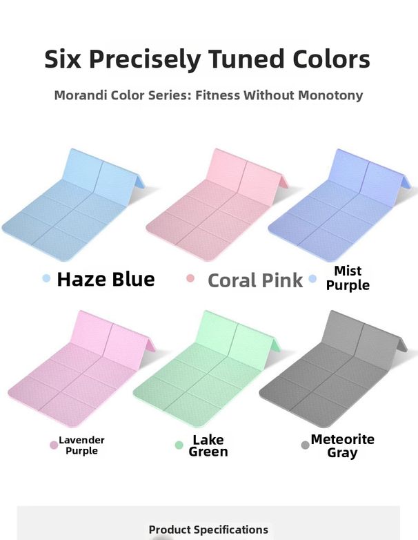 Foldable Non-Slip Yoga Mat For Children Widened Fitness Mat Shock Absorbing Quiet Portable Nap Mat_desvips.com