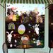 glass Door Stickers, Colorful Eggs, Bunny Decorations, Mall Easter Adhesive-free Electrostatic Window Decals_desvips.com