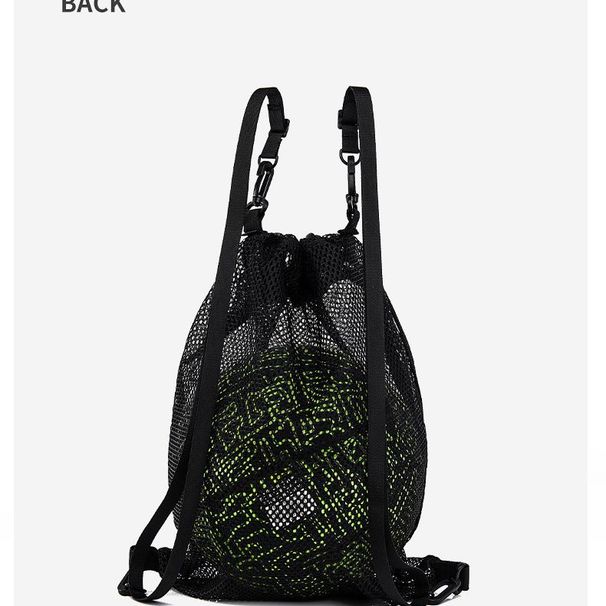 Handsome Basketball Portable Sports Multifunctional Net Football Volleyball Tennis Bag Breathable Mesh Backpack_desvips.com
