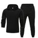 Men's Clothing men's casual sports fitness solid color sweatshirt suit hooded sweatshirt_desvips.com