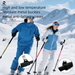Qilima Poles High-Strength Aluminum Alloy With 10K Carbon Fiber Telescopic Lightweight Unisex Outdoor Ski Professional_desvips.com
