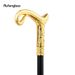 Golden Luxury Curve Line Performance Stage Cane Decorative Stick Decorative Cosplay And Parties, For Cosplay & Party_desvips.com