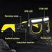 Outdoor Waterproof Night Fishing USB Rechargeable Silicone Glasses Light Multi Functional High Brightness Headlight_desvips.com