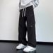 001 Cross-Border New Casual Men's Autumn Cargo Loose Straight American Waterproof Outdoor Mountaineering Pants_desvips.com