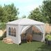 Party Tent - Anthracite, Blue, Green, White - UV- And Water-Resistant Polyethylene With Steel Frame - Ideal For Outdoor Gatherings - Easy Assembly_desvips.com