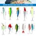 Shark Scavenger|24-piece Lure Soft Bait, Sequin Accessories, Bait Set, Holiday Fishing Gear Gift Box, Cross-border_desvips.com