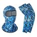 Cooling UV Protection Face Mask & Arm Sleeves Set - Breathable Moisture-Wicking Fabric For Cycling, Running, Outdoor Sports (Multiple Colors )_desvips.com