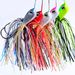 Anti-Hook Bottom Beard Man Lure 10G 14G Tassel Spinnerbait Rotating Composite Sequin Fishing Bait_desvips.com