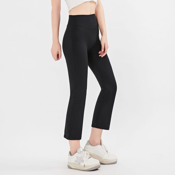 Summer High Waist Straight Leg Slimming Cigarette Eight-Point Slim Yoga Hip-Lifting Running Sports Fitness Pants For_desvips.com