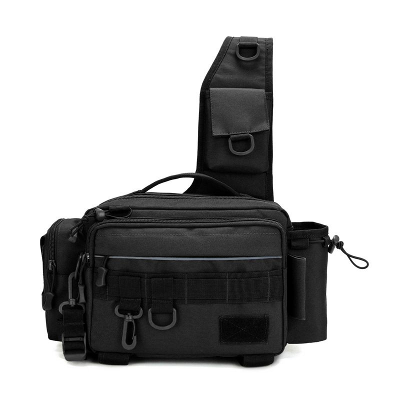 Large Capacity Lure Multifunctional Waist Tactical Backpack Crossbody Insert Fishing Gear Rod Bag_desvips.com