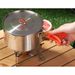 Outdoor 304 stainless steel cookware kettle portable folding tableware set camping frying pan soup pot_desvips.com