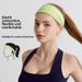 Elastic Sports Sweatband Women, Sweat-Absorbing Running Fitness Yoga Headband, Wide Headband For Women_desvips.com